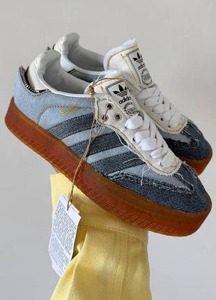 Atmos x adidas sambae denim