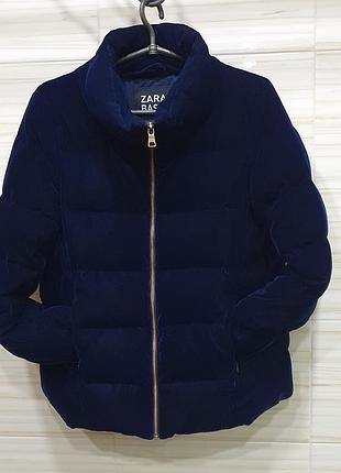 Пуховик zara  з натуральним пухом