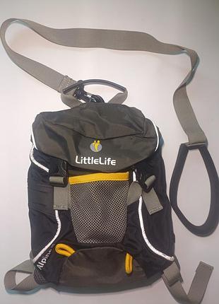 Рюкзак для немовлят littlelife чорний з повідцем