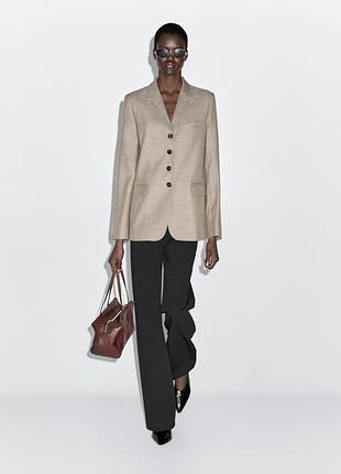 Жакет жіночий massimo dutti вовняний, бежевий