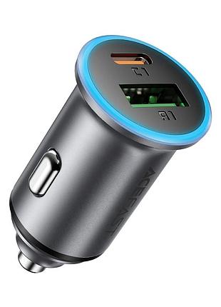 Зарядное устройство acefast 1xusb-c pd65w + 1xusb black (6974316284963)