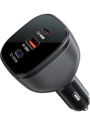Зарядное устройство acefast 3xusb 165w (2xusb-c + usb-a) b14 (6974316282938)