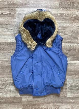 Оригінальний жилет vintage alpha industries n-b2 puffer gilet size m-l