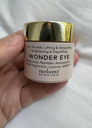 Крем для шкіри навколо очей melumé wonder eye anti-wrinkle, lifting & smoothing