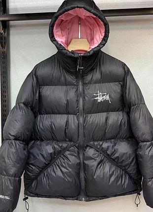 Пуховик чоловічий stüssy чорний
