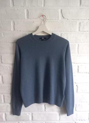 Теплый кашемировый свитер uniqlo