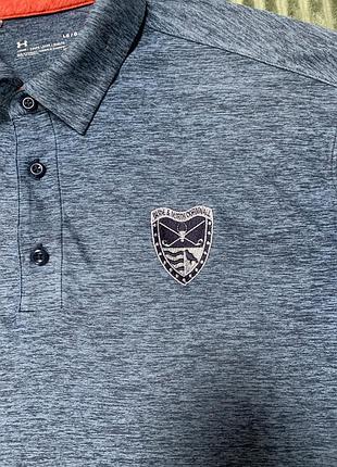 Чоловіче поло under armour синє 2