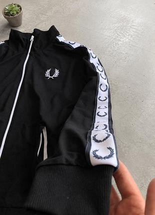 Худі fred perry чорне на блискавці 3