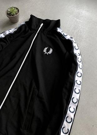 Худі fred perry чорне на блискавці 4