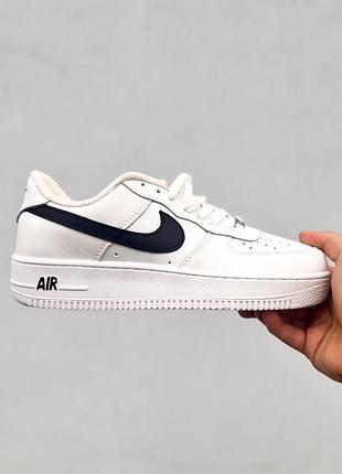 Мужские кроссовки nike air force 1 low white black