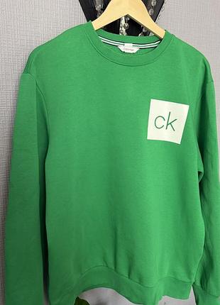 Світшот чоловічий calvin klein зелений розмір l