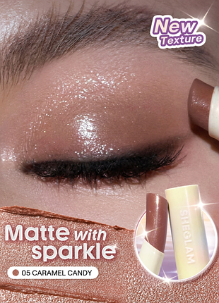 Тіні-стік для повік sheglam lunar jelly frosty eyeshadow stick - 05 caramel candy (6299-05)