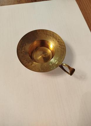 Подсвечник латунный индей 3