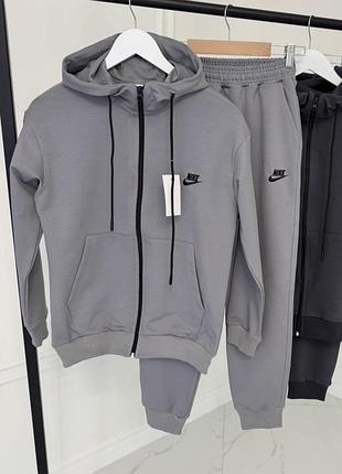 Спортивний костюм для хлопчика nike, сірий, розмір 146-164 см