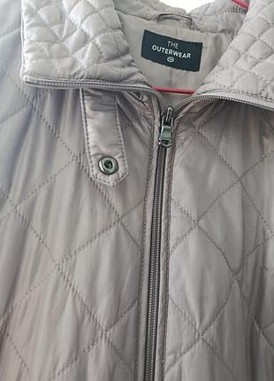 Куртка жіноча the outerwear демісезонна стьобана сіра