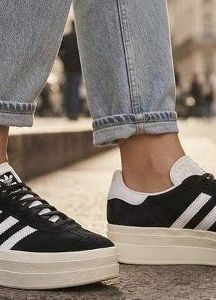 Кросівки жіночі adidas gazelle чорні, 38 розмір