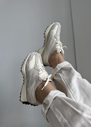 Кроссовки женские new balance 327 beige