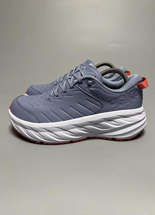 Шкіряні кросівки для комфортної ходьби та бігу hoka one one bondi sr оригінал 1110521 msk