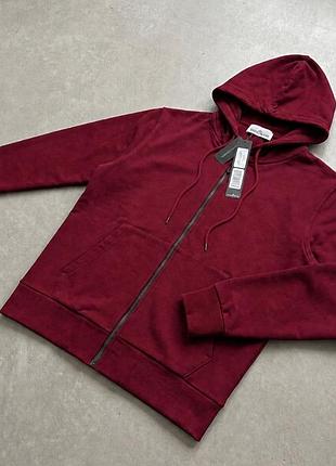 Худі stone island бордове