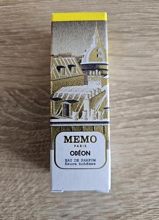 Парфюмированная вода memo odeon 5ml