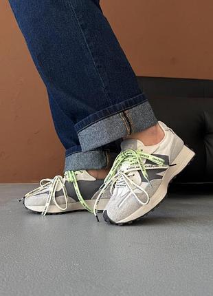 Кроссовки женские new balance 327 grey extreme laces