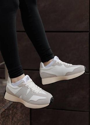 New balance 327 grey white 3