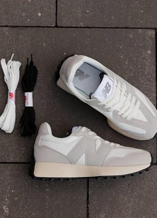 New balance 327 grey white 8