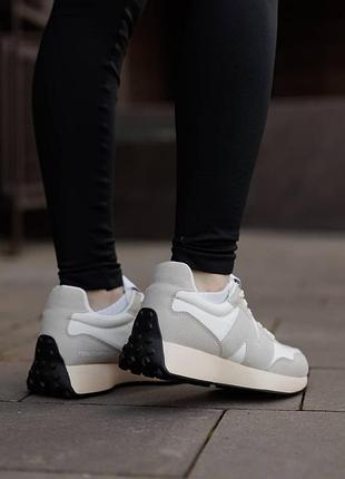 New balance 327 grey white 4