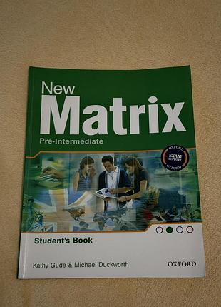Підручник для вивчення англійської new matrix pre-intermediate student's book oxford 2