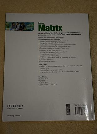 Підручник для вивчення англійської new matrix pre-intermediate student's book oxford 3