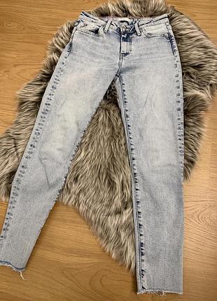 Джинси жіночі tommy hilfiger прямі блакитні