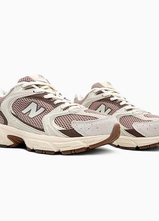 Кроссовки женские new balance 530 pink/beige/brown