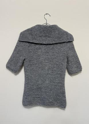 Мохеровий джемпер поло h&amp;m premium 3