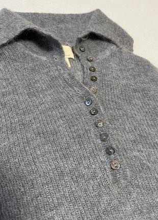 Мохеровий джемпер поло h&amp;m premium 5