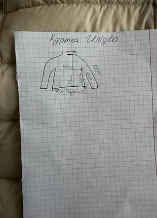 Куртка uniqlo, пух, розмір s 3