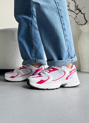 Кросівки жіночі new balance 530 white/pink