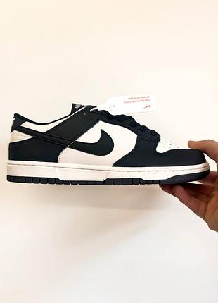 Мужские кеды nike sb dunk low black white pro