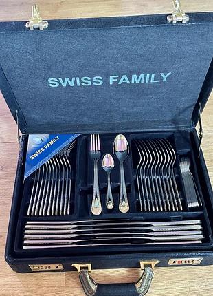 Столове приладдя swiss family набір столових приборів