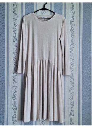 Платье в рубчик zara 3