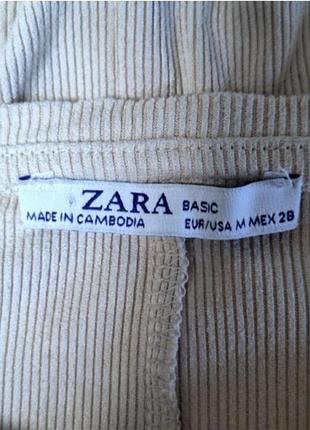 Платье в рубчик zara 6