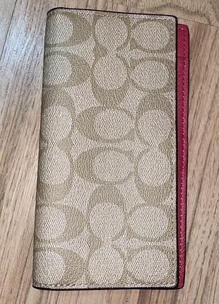 Coach signature гаманець