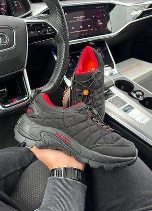 Водонепроникні кросівки merrell  ice cap moc 2 gtx all black red