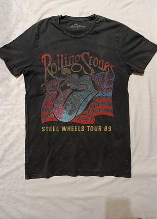 Фудболка группы 
the rolling stones steel wheels tour 89