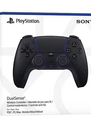 Беспроводной контроллер sony playstation 5 dualsense (геймпад ps5, midnight black)