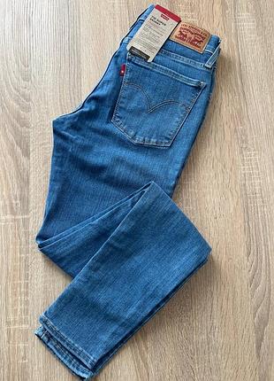 Джинси жіночі levi's 710 super skinny сині