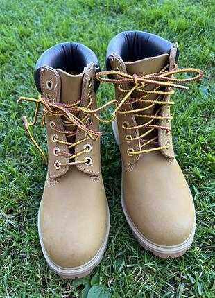 Черевики унісекс timberland жовті 2