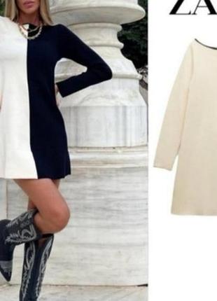 Міні сукня трикотажна zara