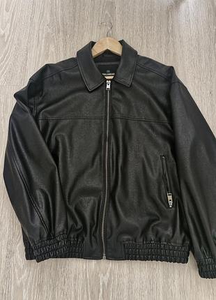 Кожана куртка pull&bear 2