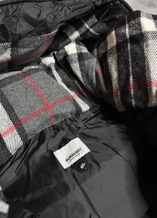 Чоловічий пуховик burberry чорний, бежевий | пуховик барбері 5