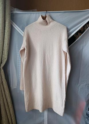 Тепла сукня-светр everlane з високим горлом розмір s/m (65% шерсть)